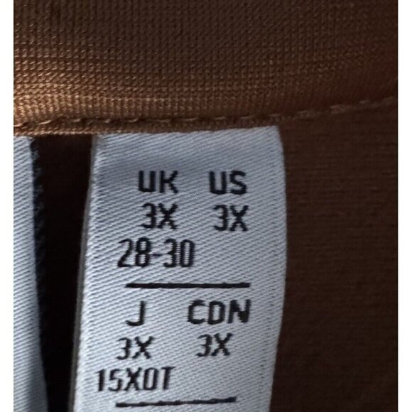 Adidas Woman's Sz 3X Retro Luxury Track Full Zip Jacket Brown Pink - Picture 6 of 12